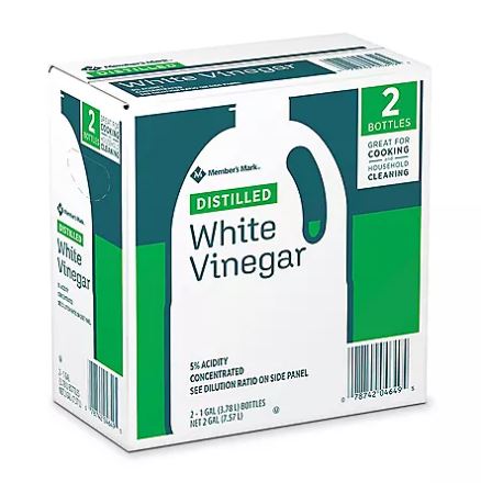 VINEGAR DISTILLED WHITE 1 GAL 2/CASE (GL) - Vinegar